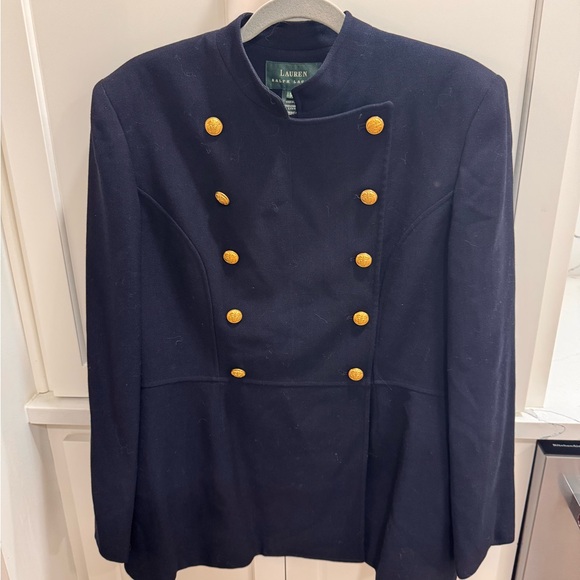 Ralph Lauren Jackets & Blazers - Ralph Lauren Classic Navy Blazer with Gold Accents